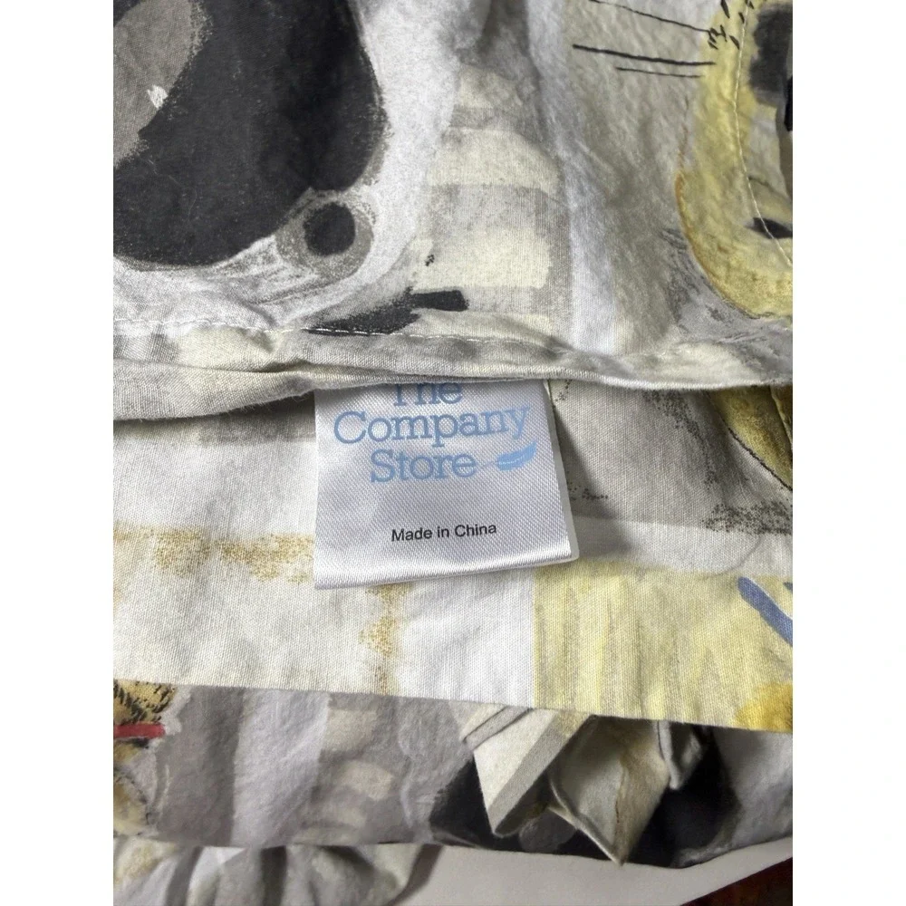 The Company Store Sheet Set‎ Dogs Puppies TWIN 4pc Cotton Kids Decor